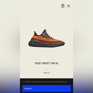 Adidas Yeezys 350 Beluga Grey/Solar Red. ADIDAS CONFIRMED APP 5/31/23. Size 10.5